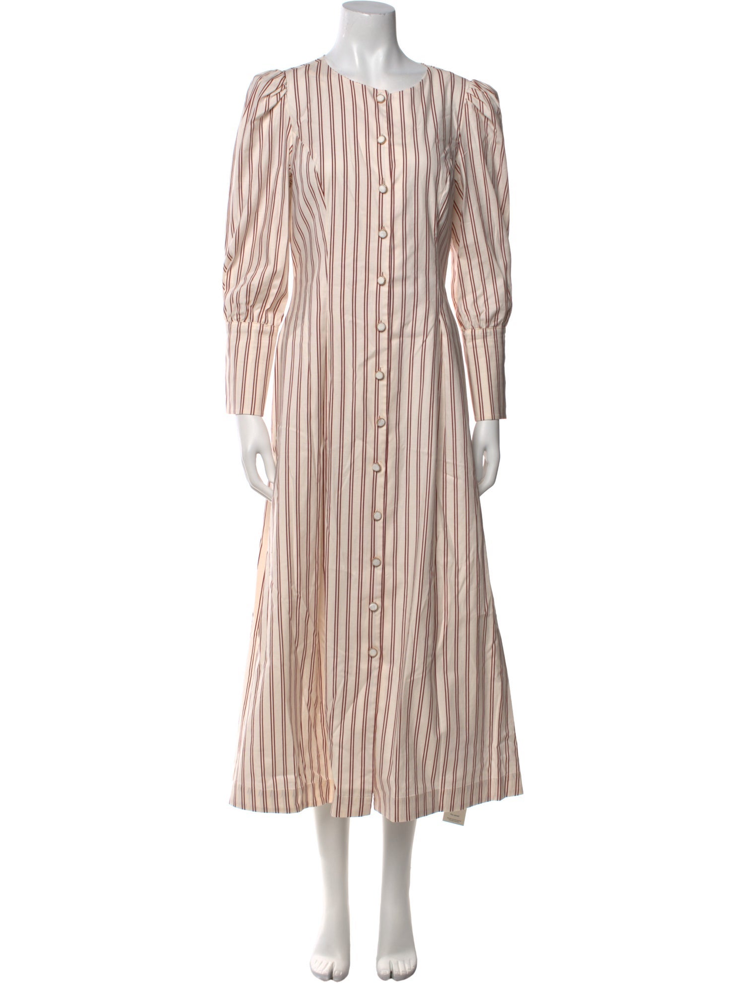 Reformation Striped Long Dress