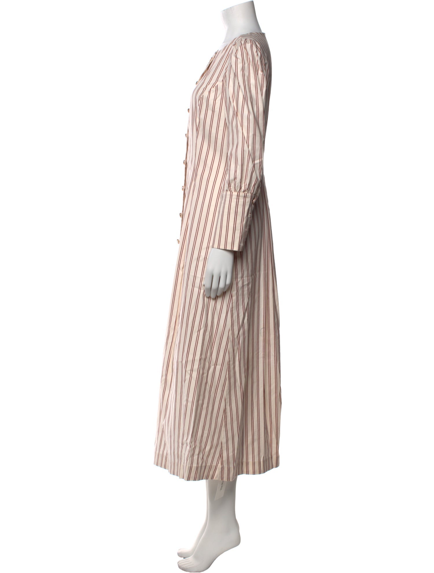 Reformation Striped Long Dress