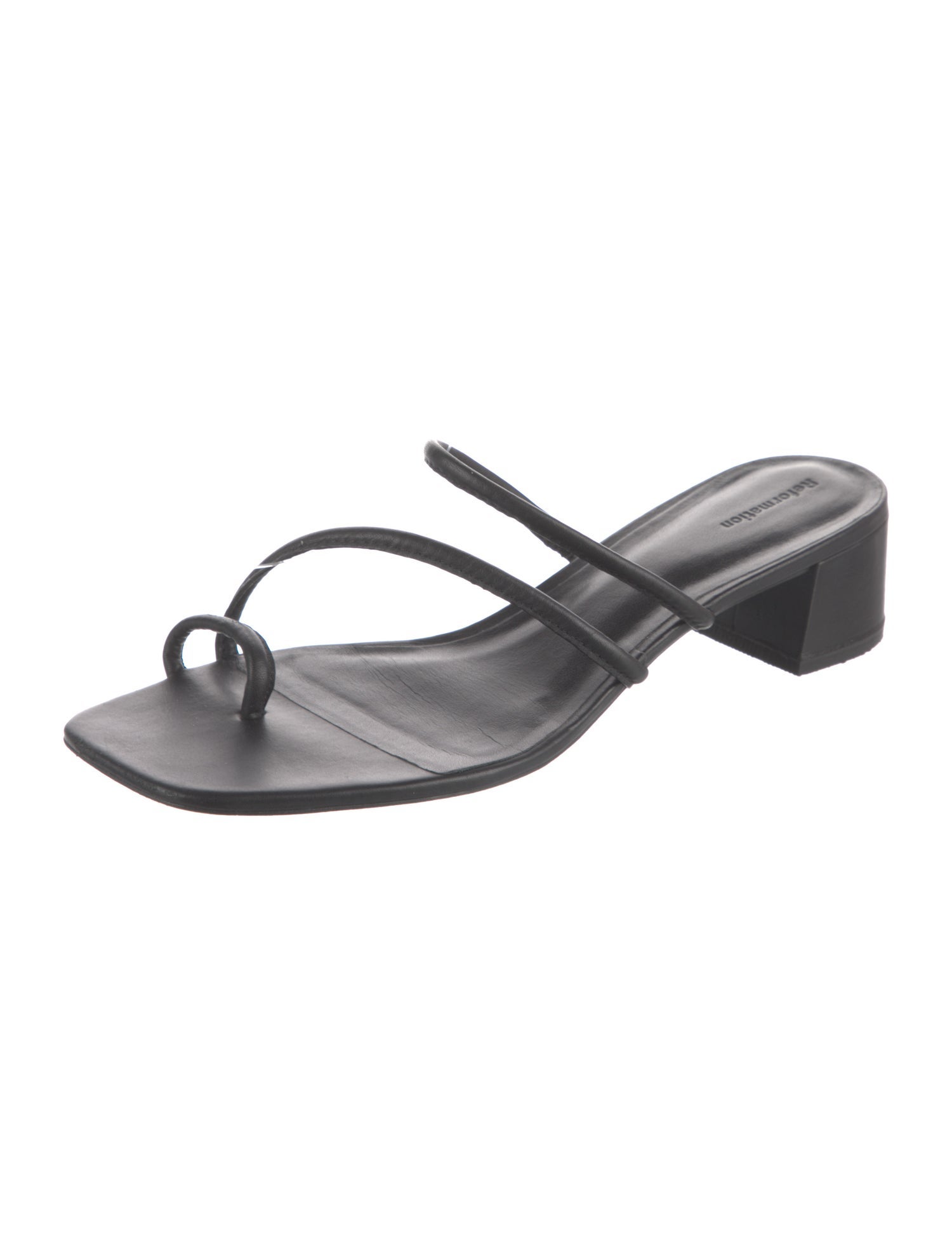 Reformation Leather Slides