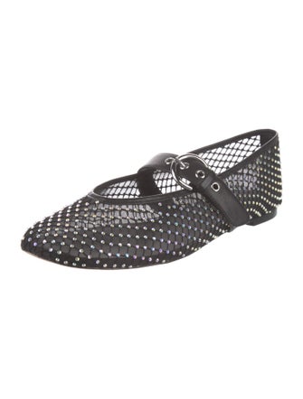 Reformation Mesh Mary Jane Flats