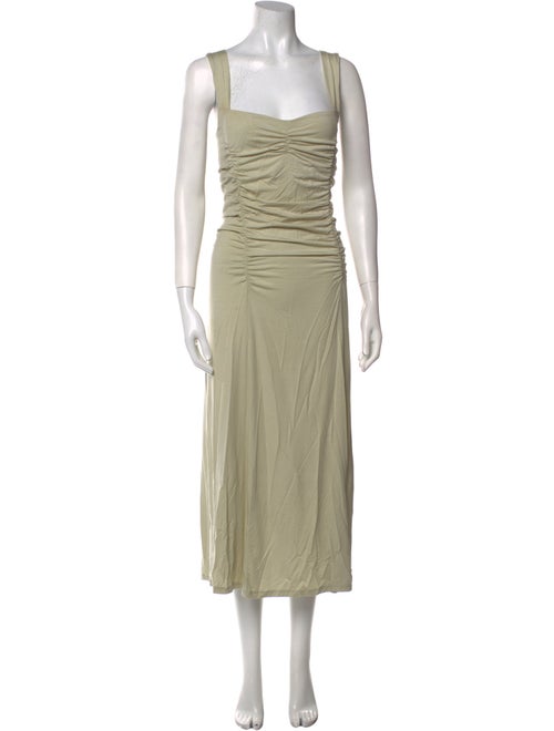 Reformation Square Neckline Long Dress