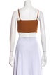 Reformation V-Neck Sleeveless Crop Top