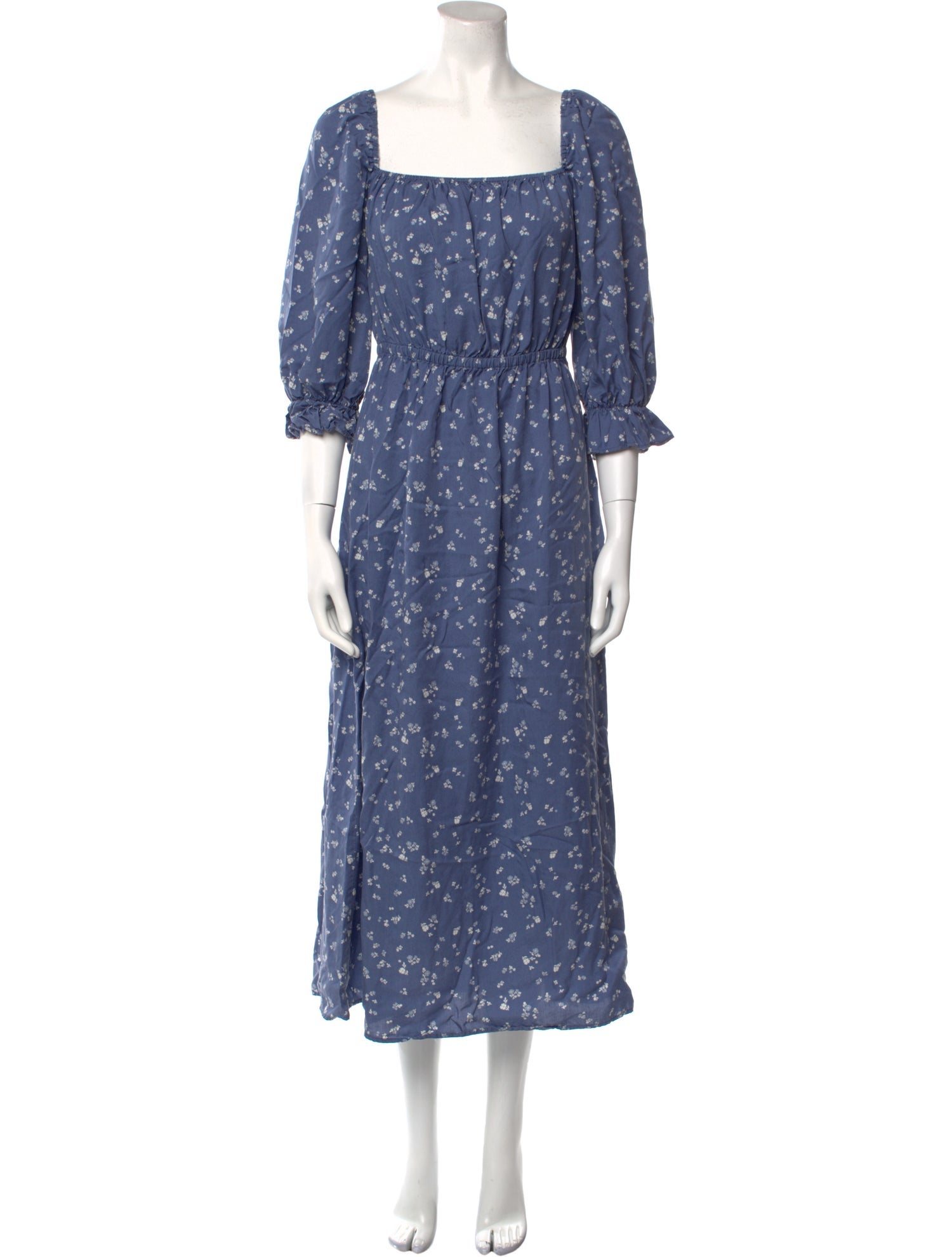 Reformation Floral Print Long Dress