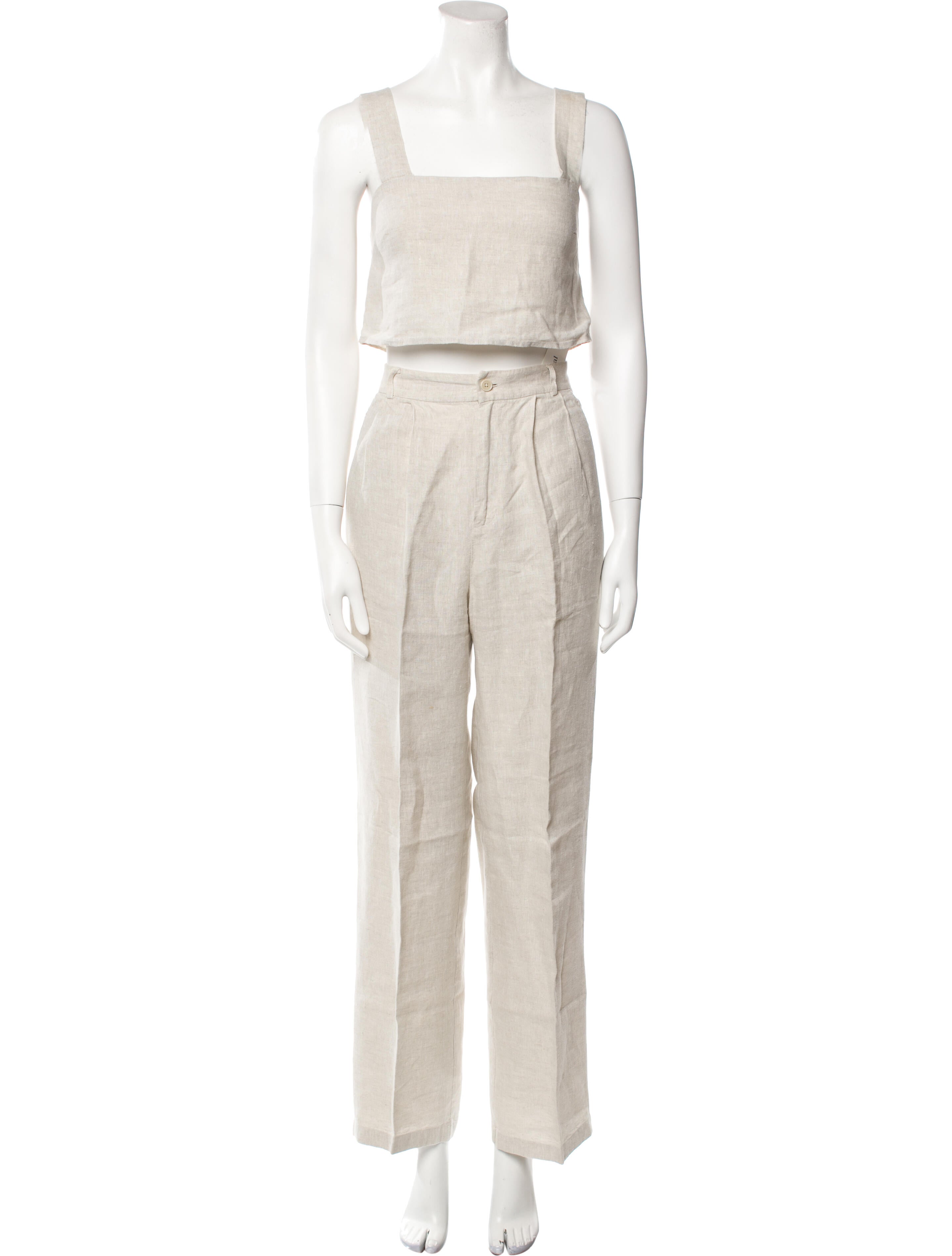 Reformation Linen Pant Set