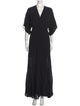 Reformation V-Neck Long Dress