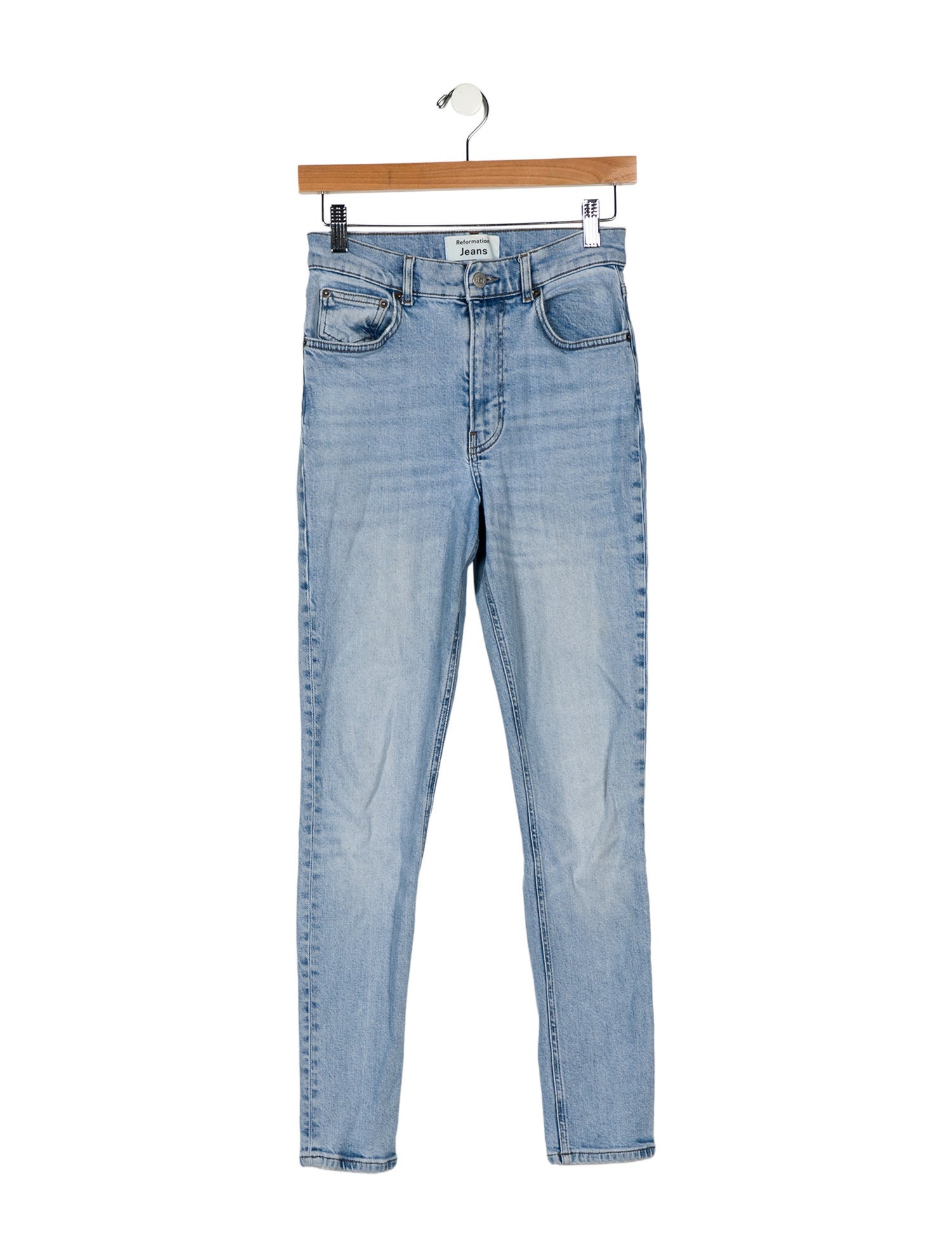 Reformation Mid-Rise Skinny Leg Jeans