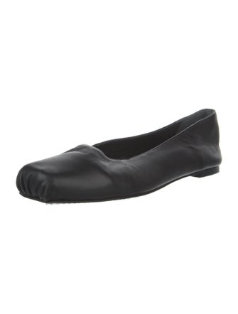 Reformation Leather Ballet Flats