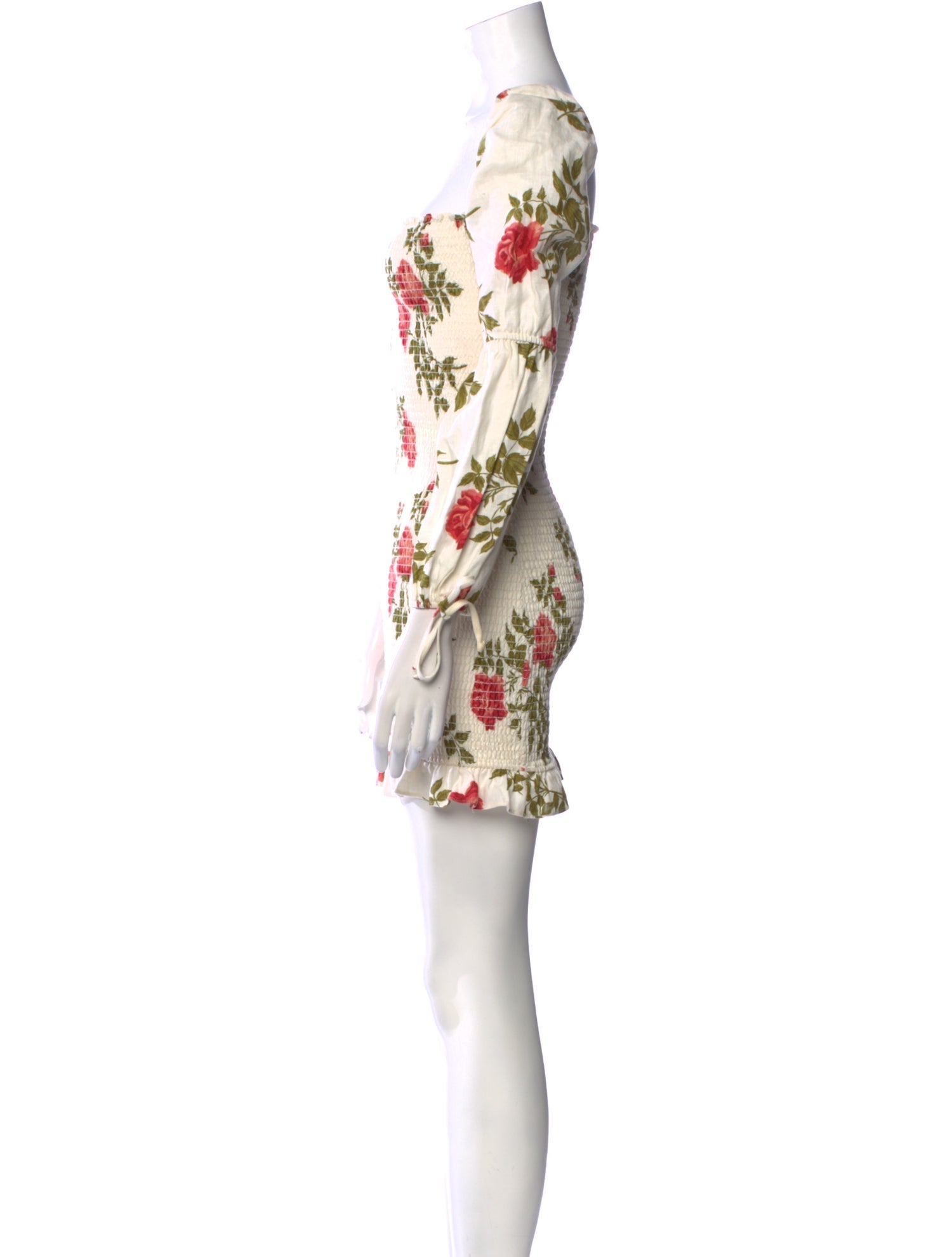 Reformation Linen Floral Print Tunic