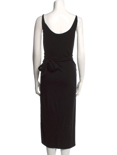 Reformation Scoop Neck Midi Length Dress