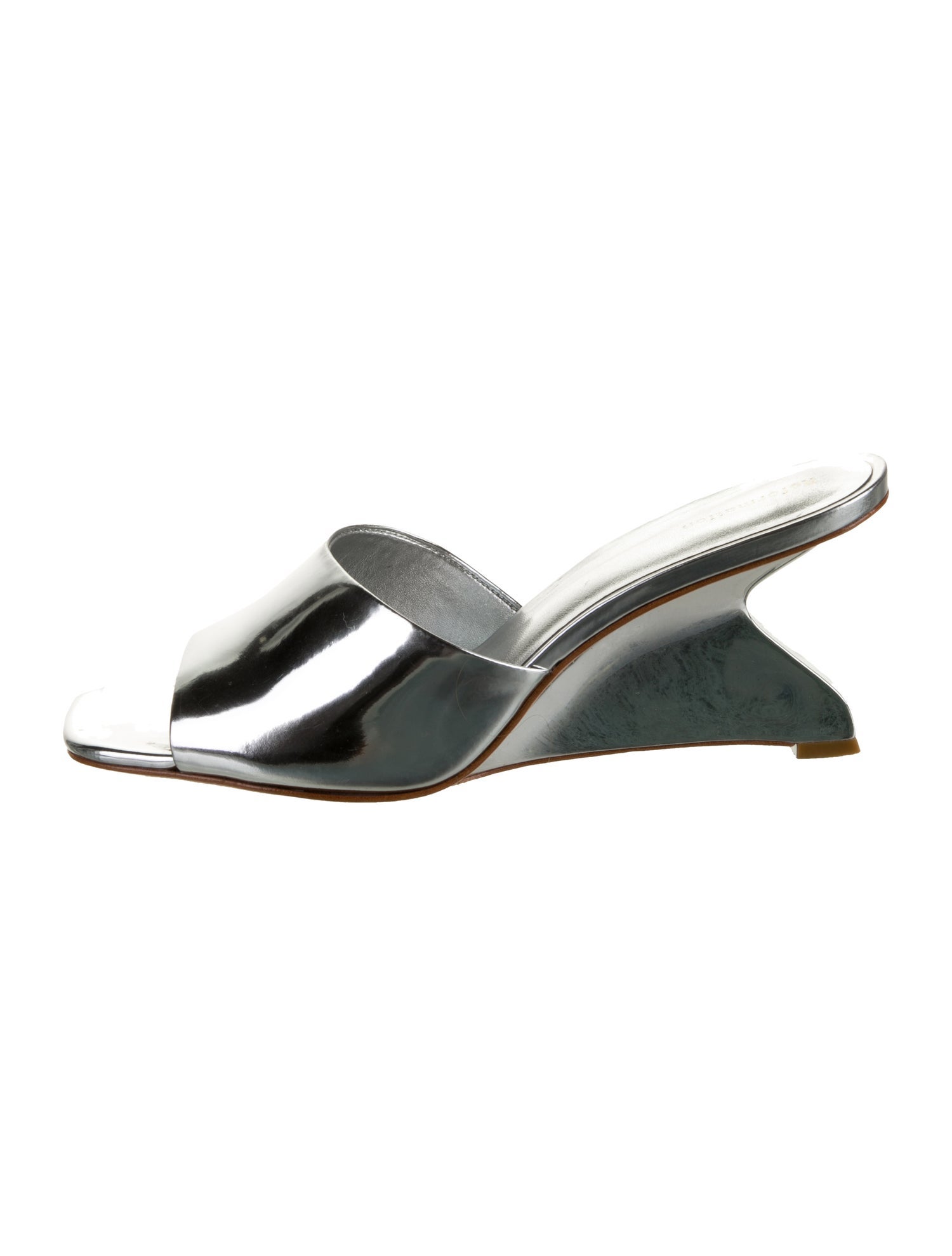 Reformation Patent Leather Slides