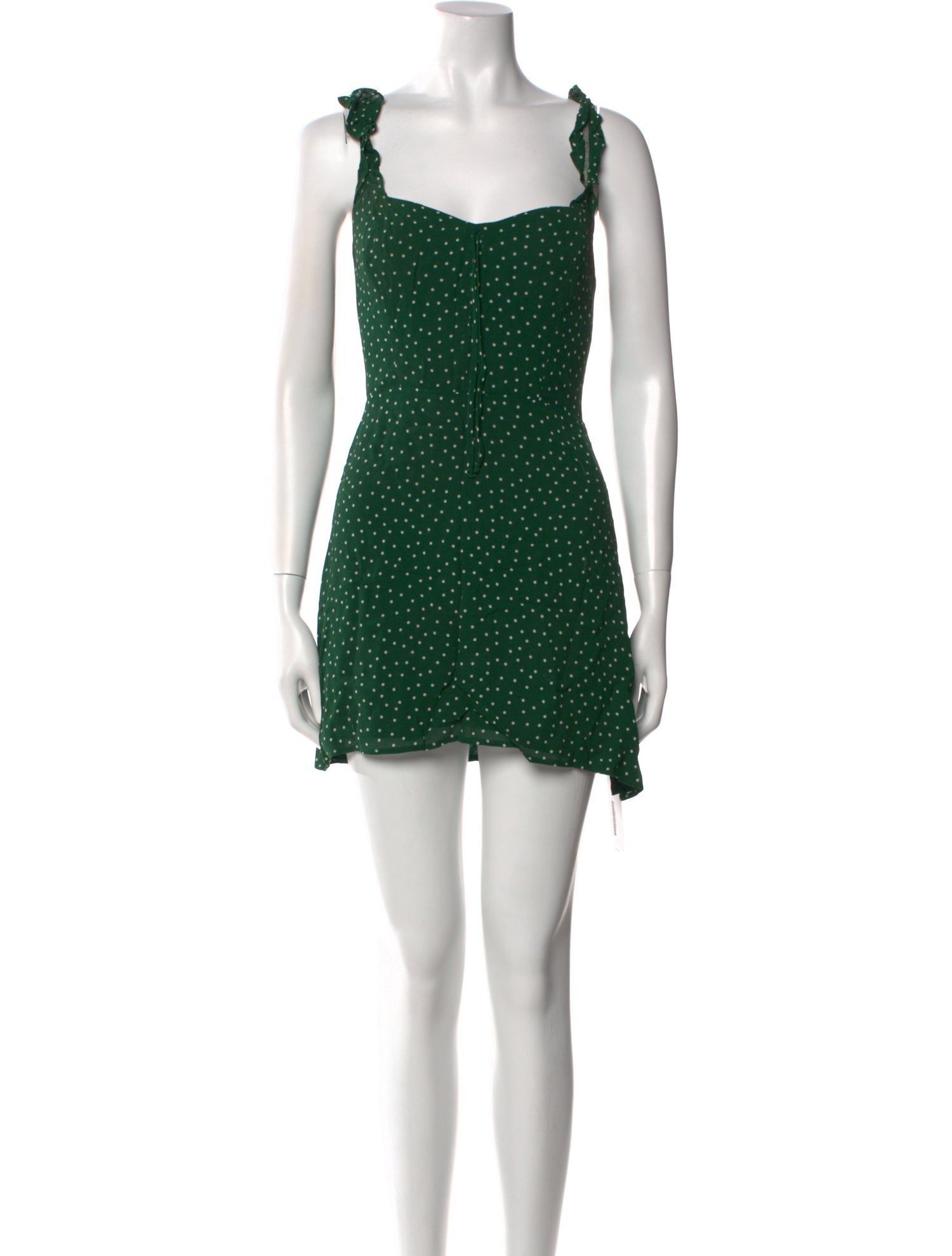 Reformation Polka Dot Print Mini Dress