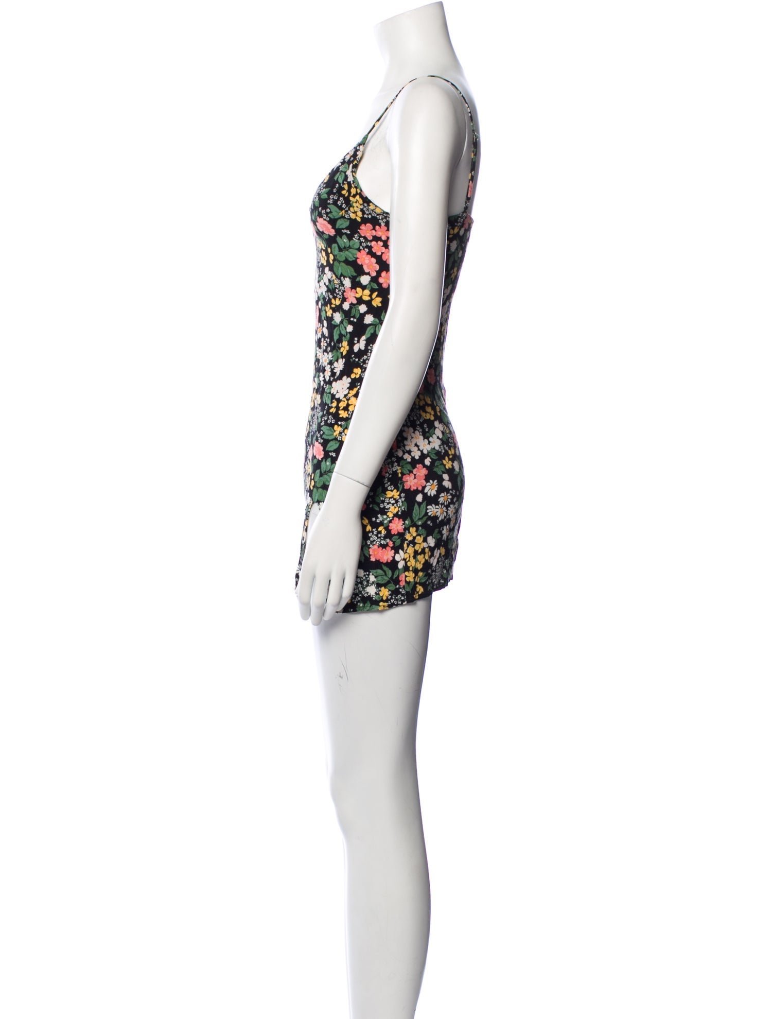 Reformation Floral Print Scoop Neck Tunic