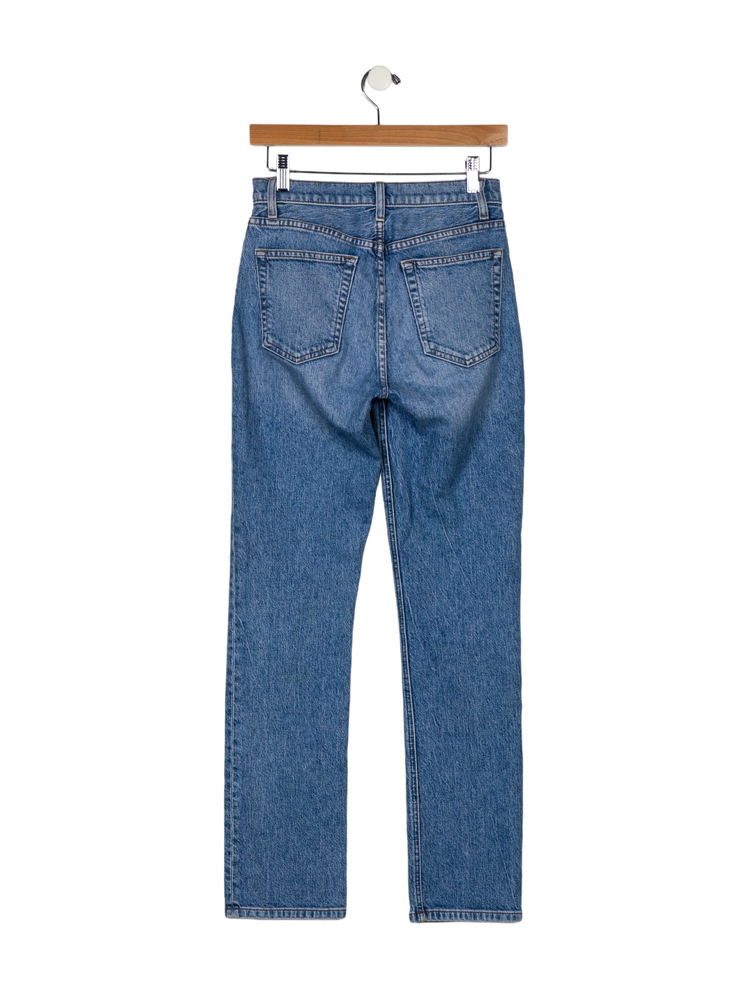 Reformation Mid-Rise Straight Leg Jeans