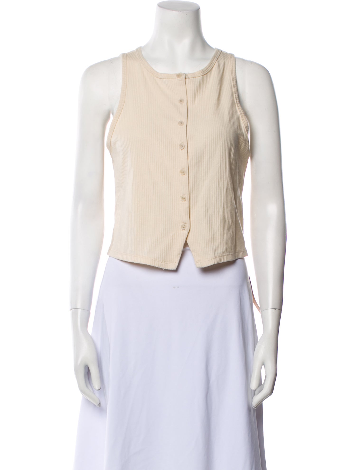 Reformation Crew Neck Sleeveless Crop Top w/ Tags