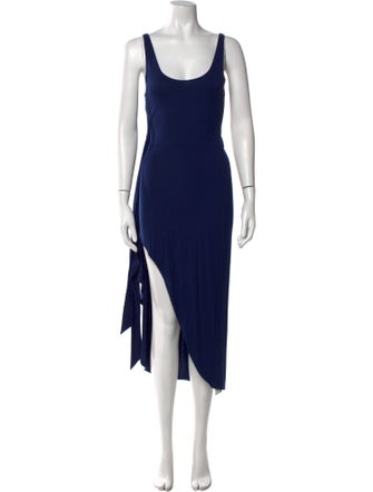 Reformation Scoop Neck Long Dress