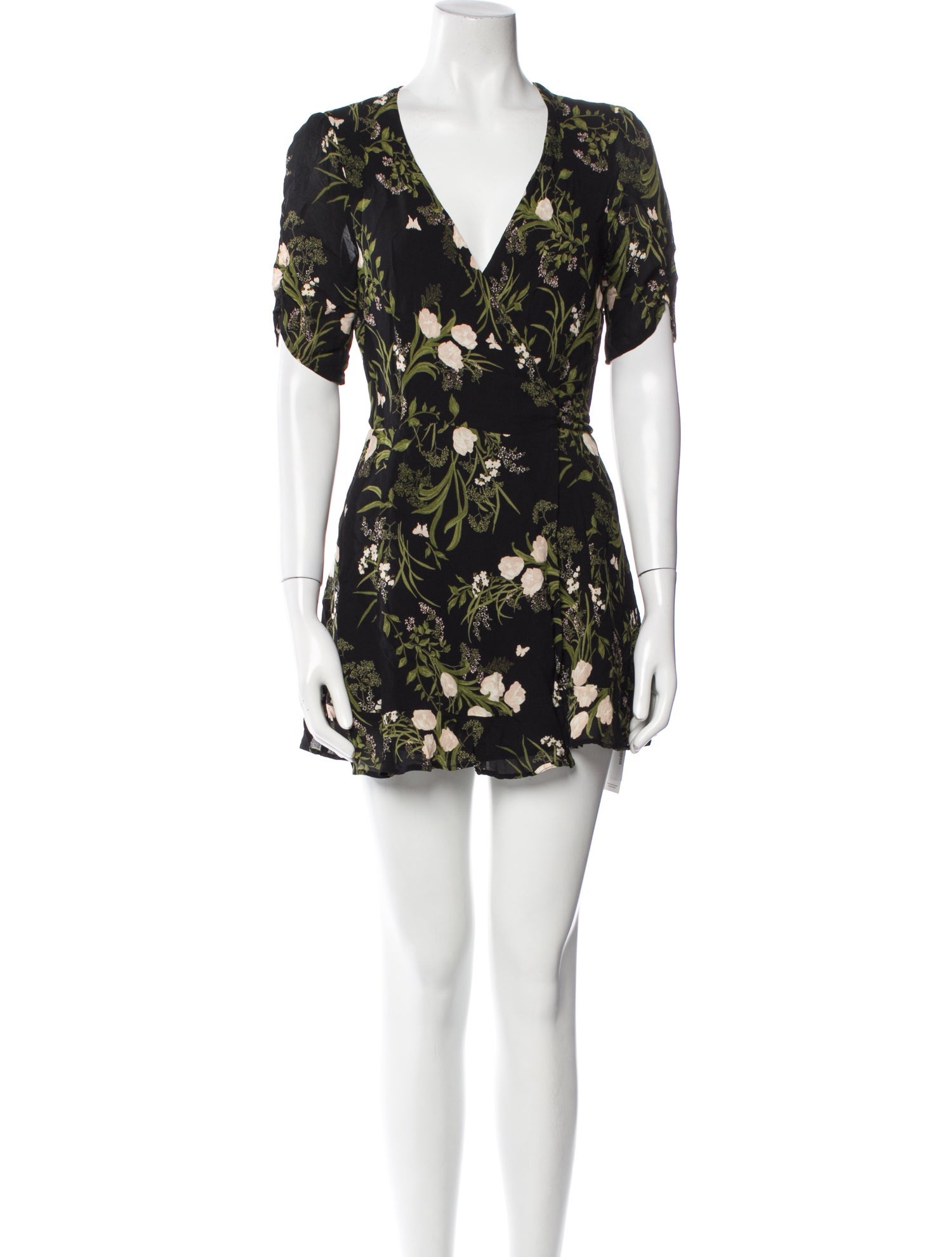 Reformation Floral Print Mini Dress