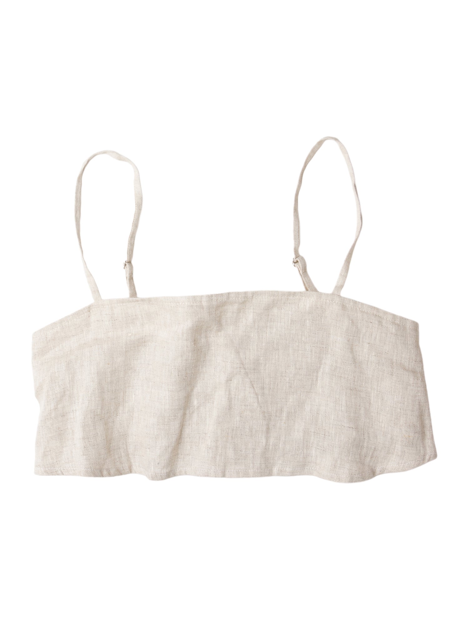 Reformation Linen Square Neckline Crop Top w/ Tags