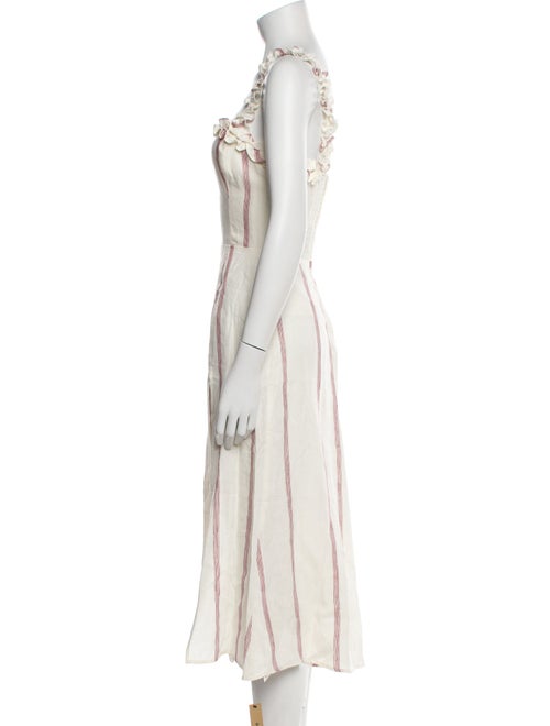 Reformation Linen Midi Length Dress