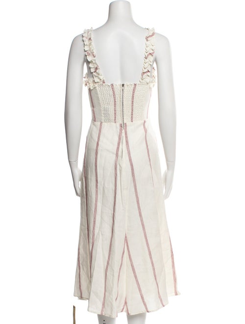 Reformation Linen Midi Length Dress