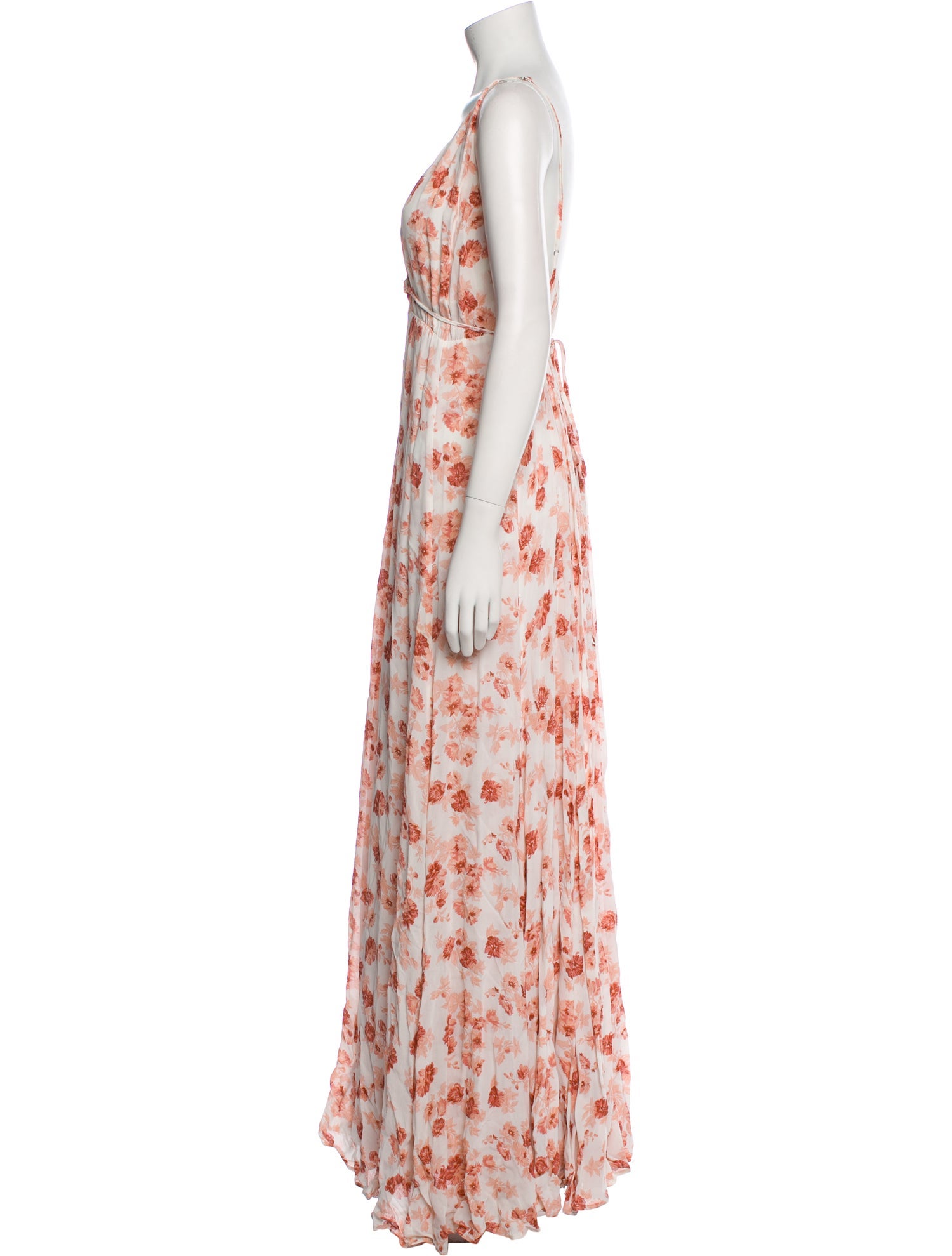 Reformation Floral Print Long Dress