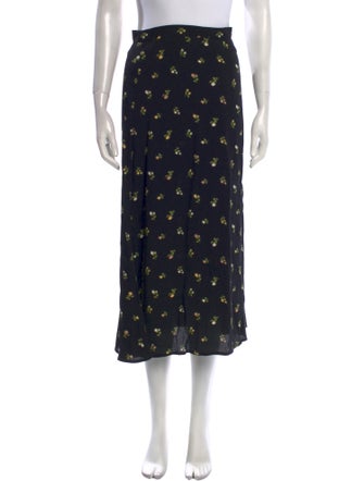 Reformation Printed Midi Length Skirt