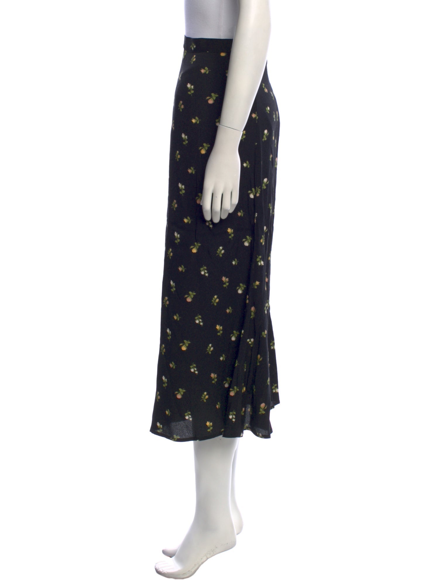 Reformation Printed Midi Length Skirt