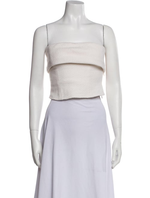 Reformation Square Neckline Sleeveless Crop Top