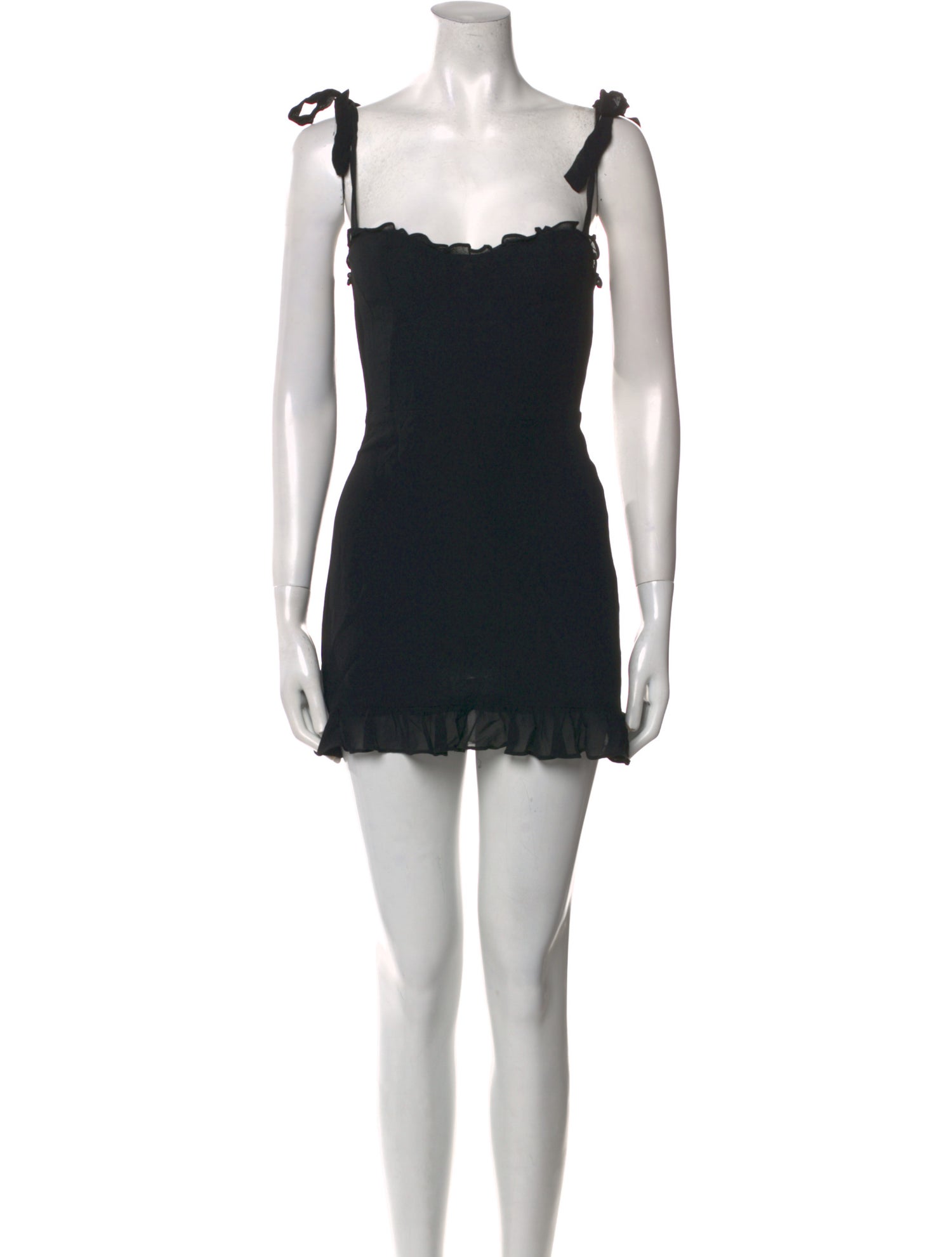 Reformation Square Neckline Mini Dress