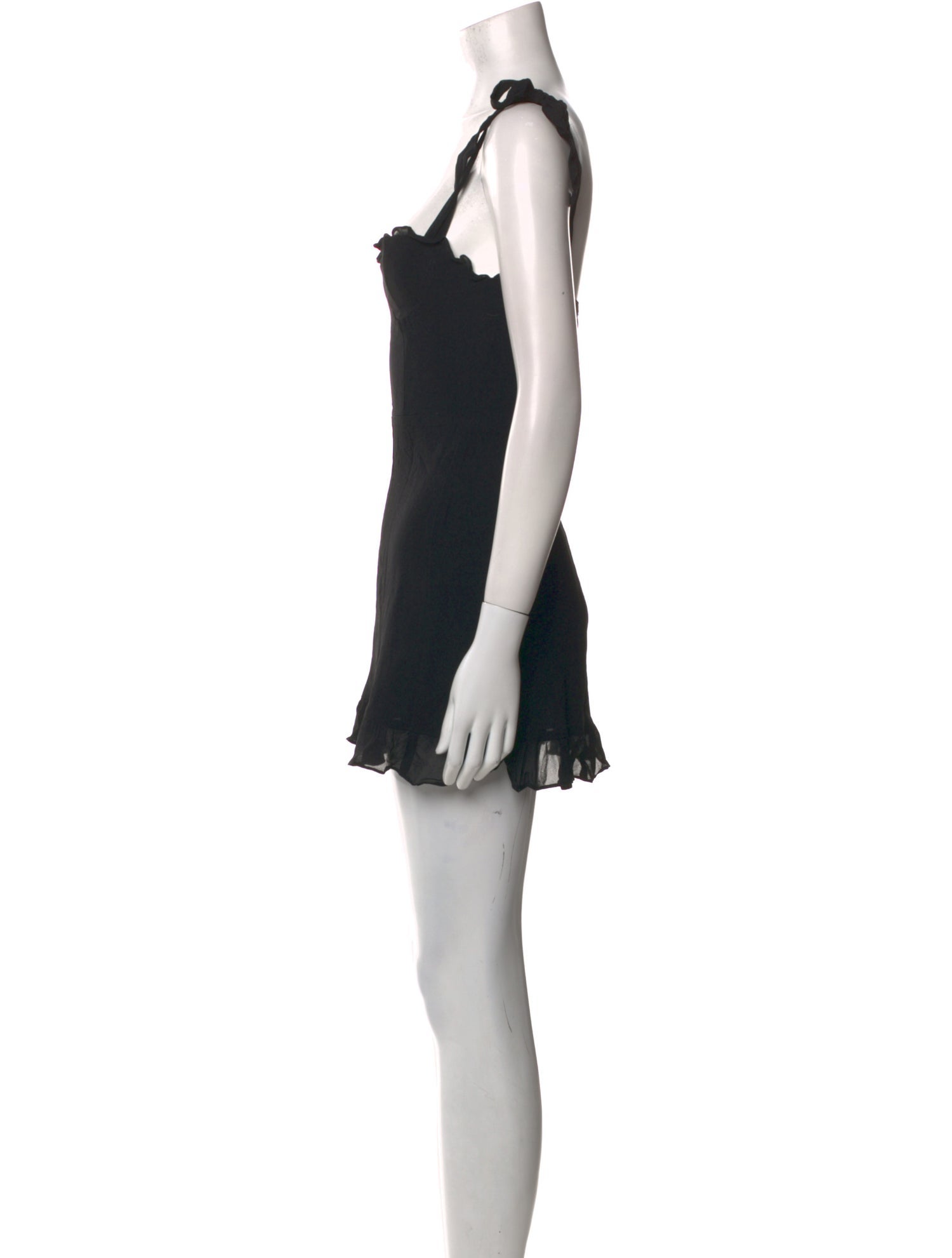 Reformation Square Neckline Mini Dress