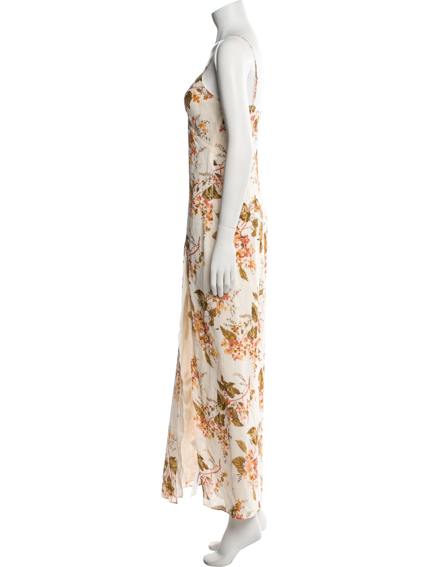 Reformation Floral Print Long Dress