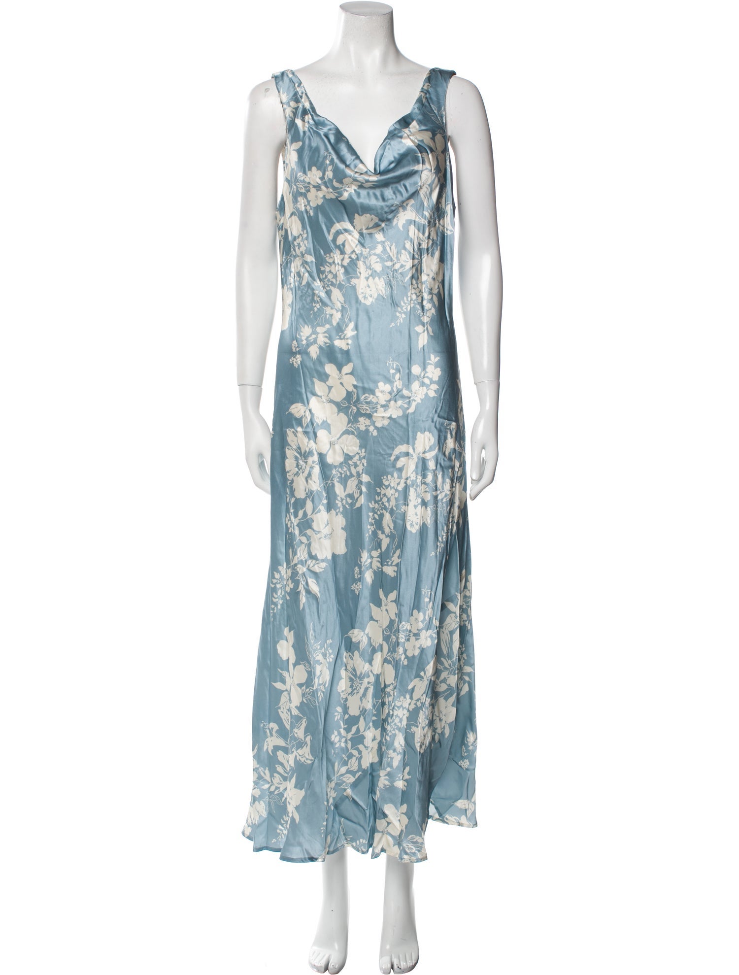 Reformation Silk Long Dress