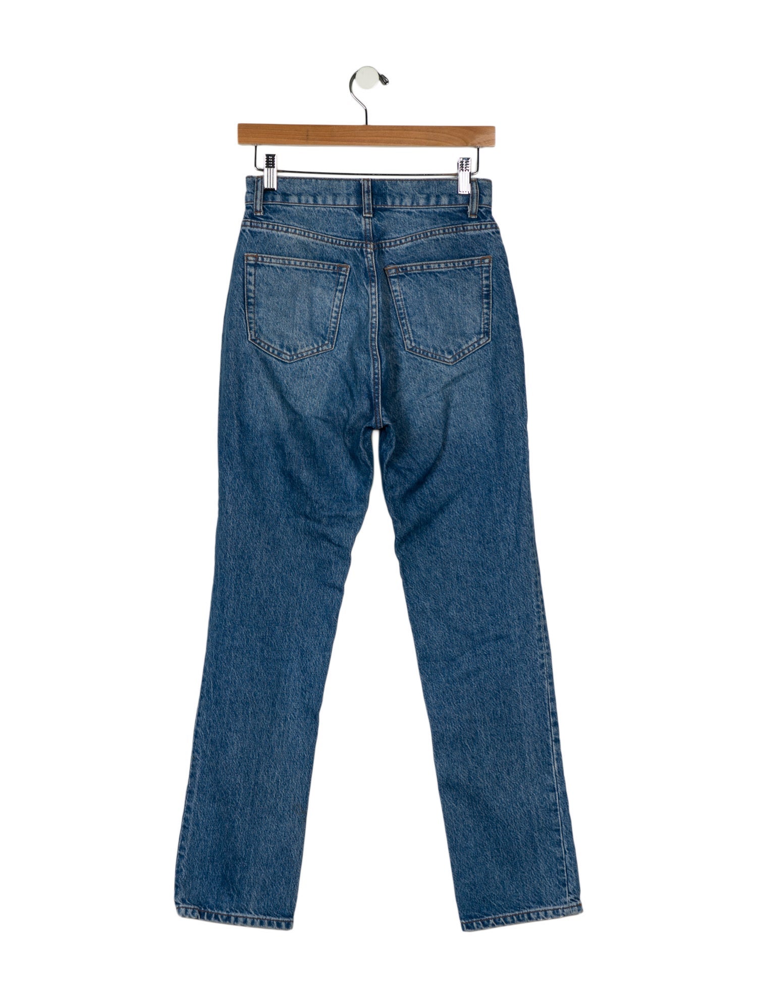 Reformation Mid-Rise Straight Leg Jeans