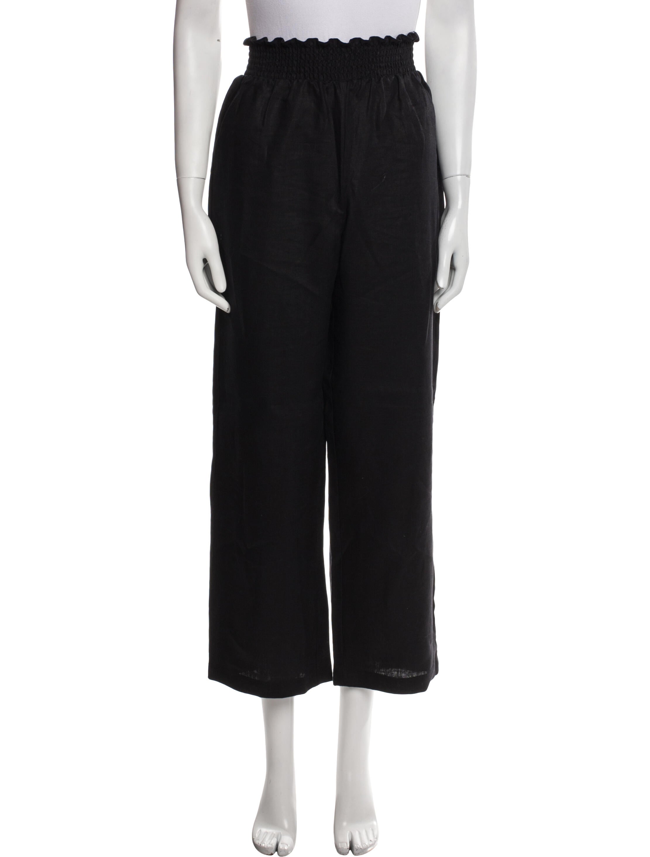 Reformation Linen Braided Accents Pant Set