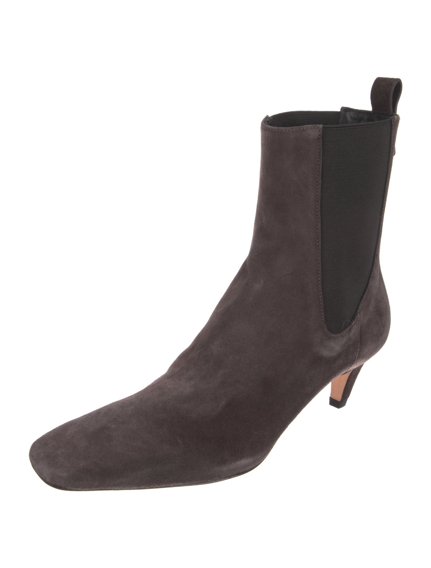 Reformation Suede Colorblock Pattern Chelsea Boots
