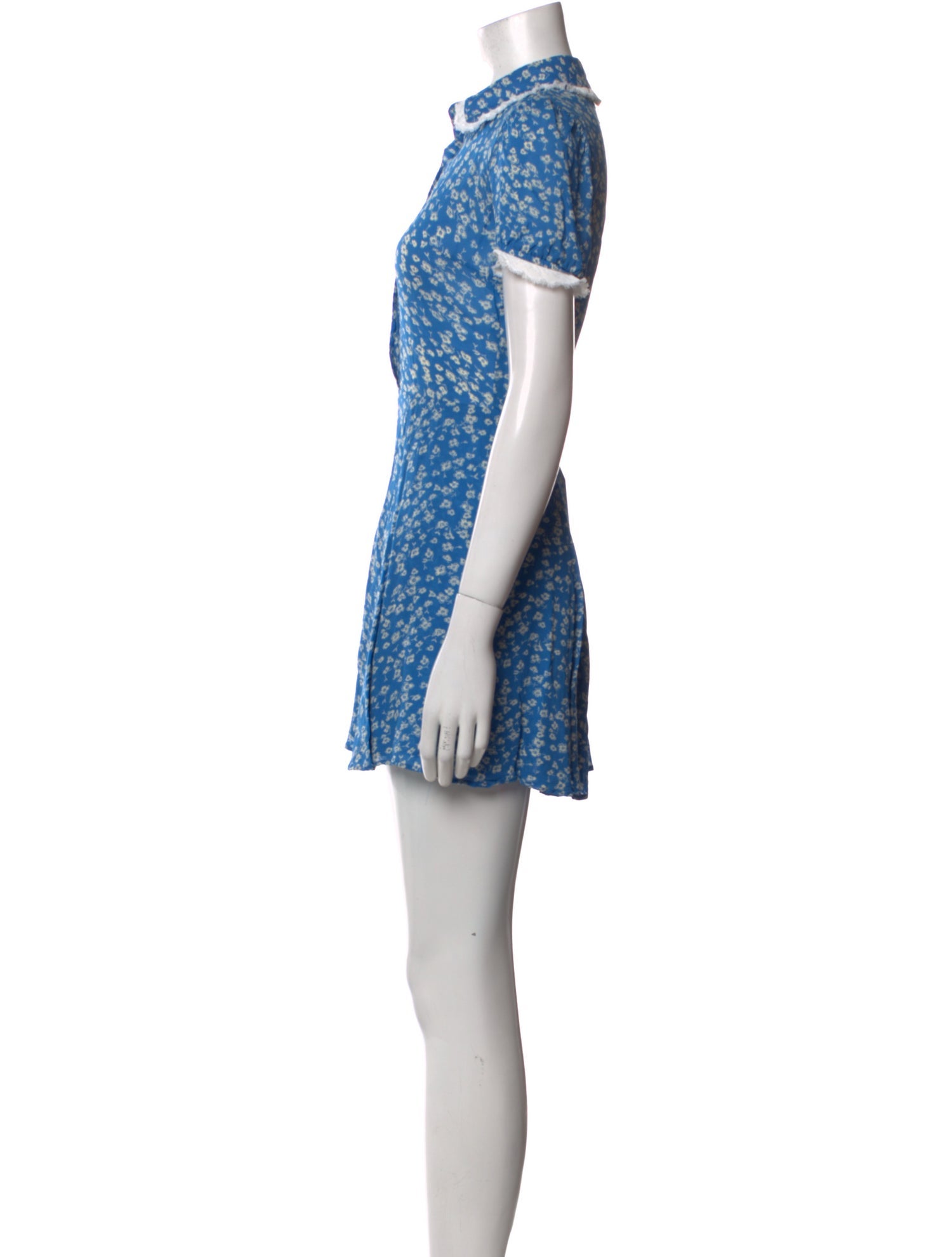 Reformation Floral Print Mini Dress