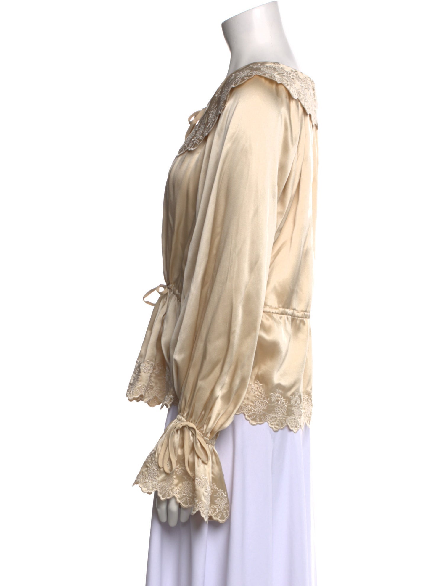 Reformation Silk Scoop Neck Blouse w/ Tags
