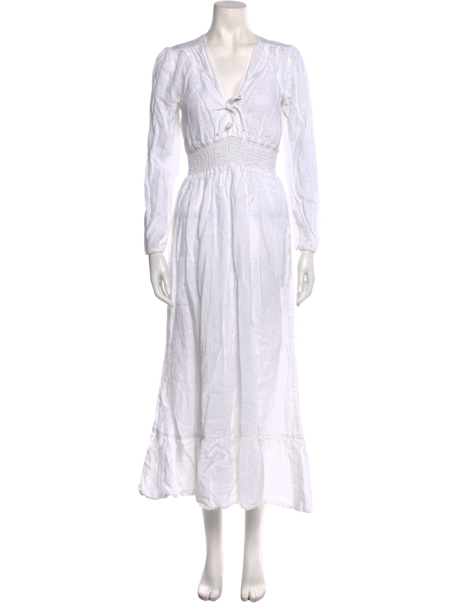 Reformation Linen Long Dress