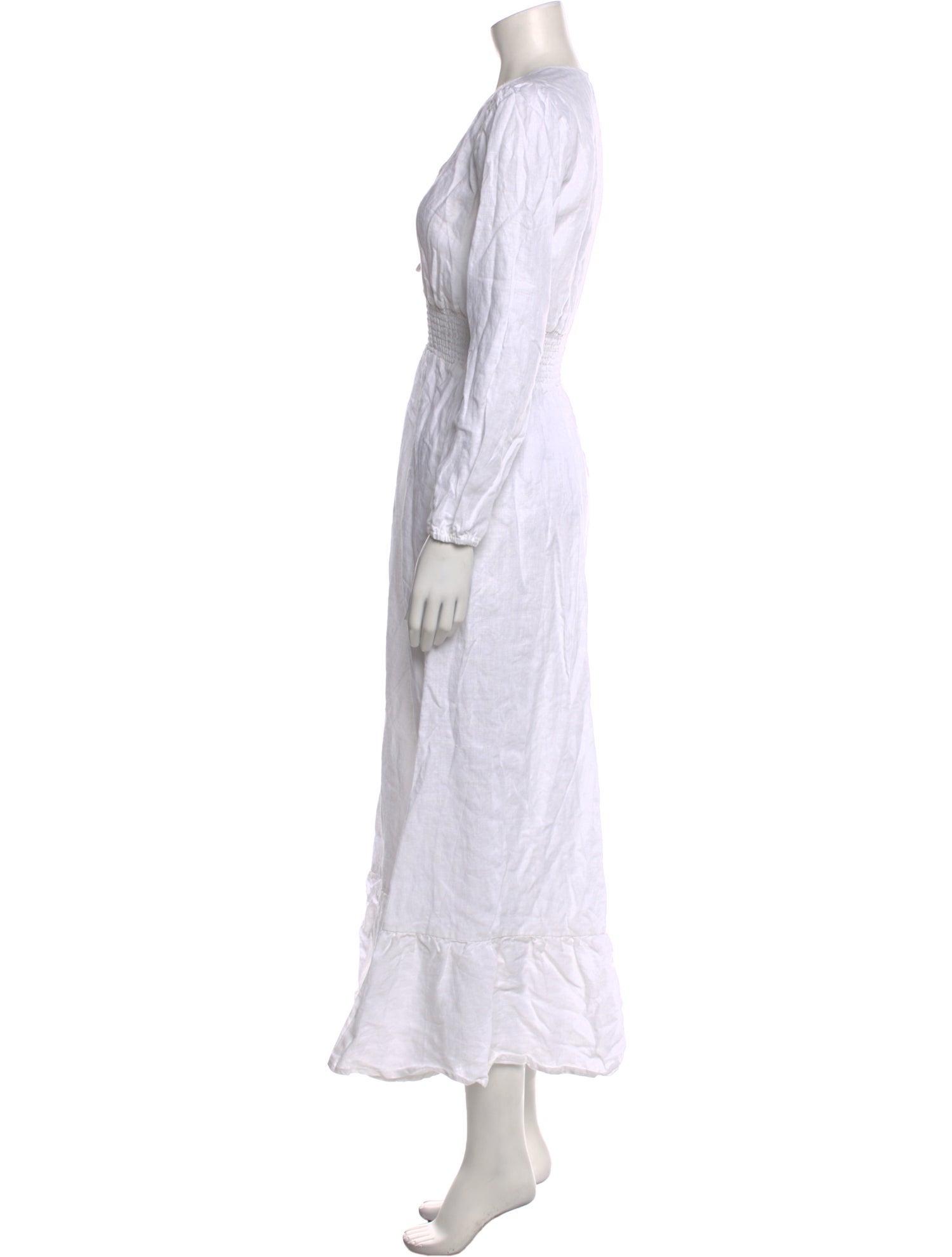 Reformation Linen Long Dress