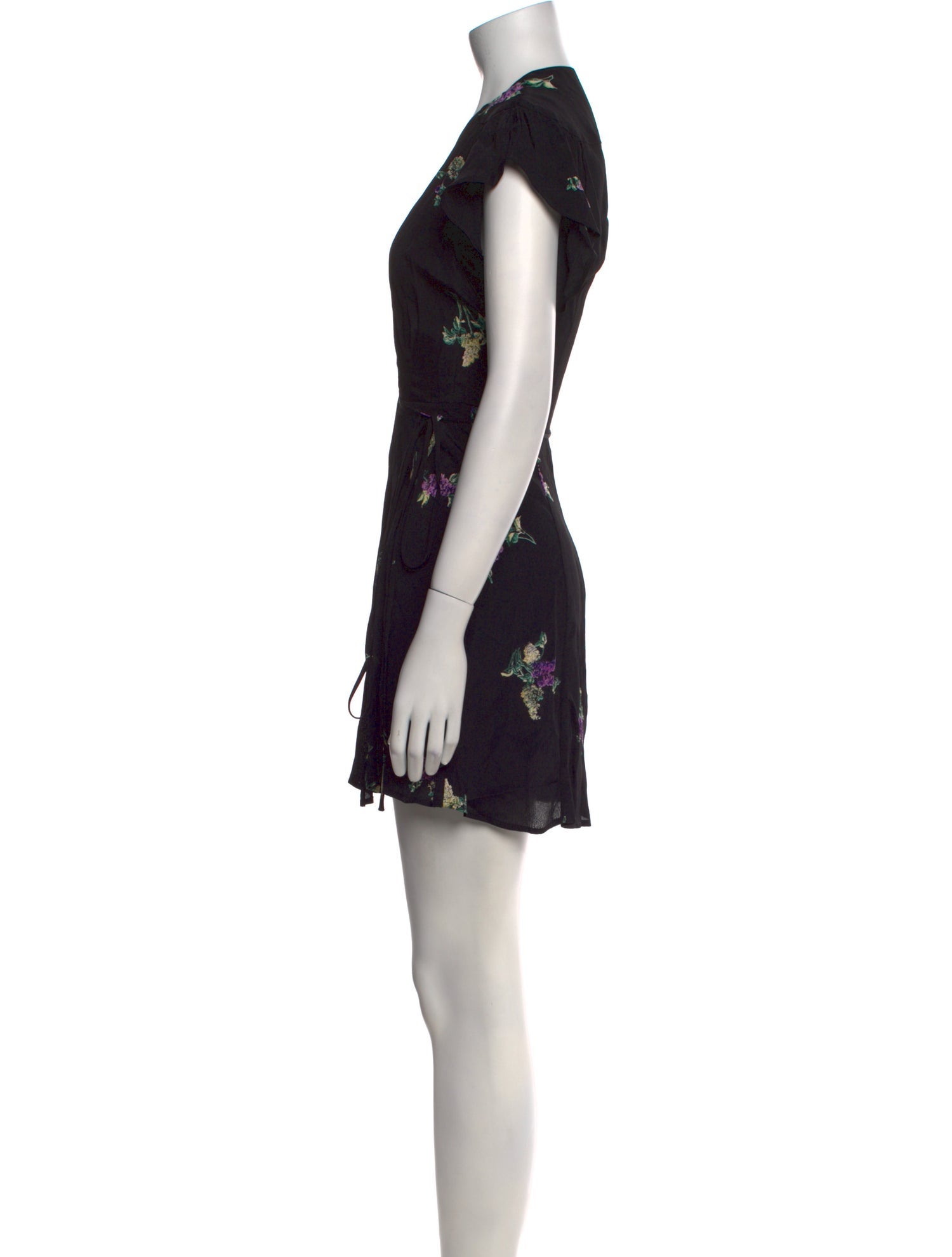 Reformation Floral Print Mini Dress