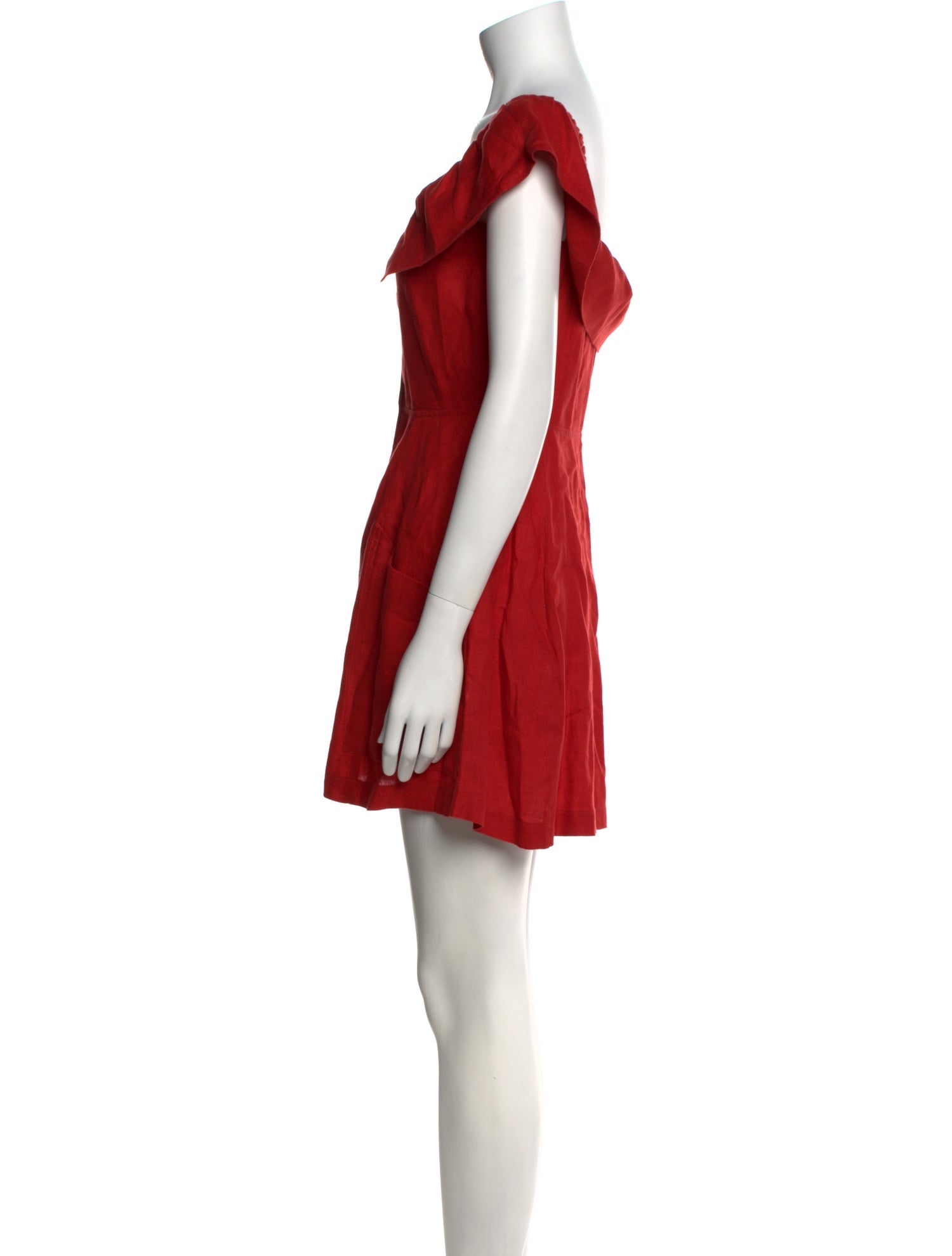 Reformation Square Neckline Mini Dress