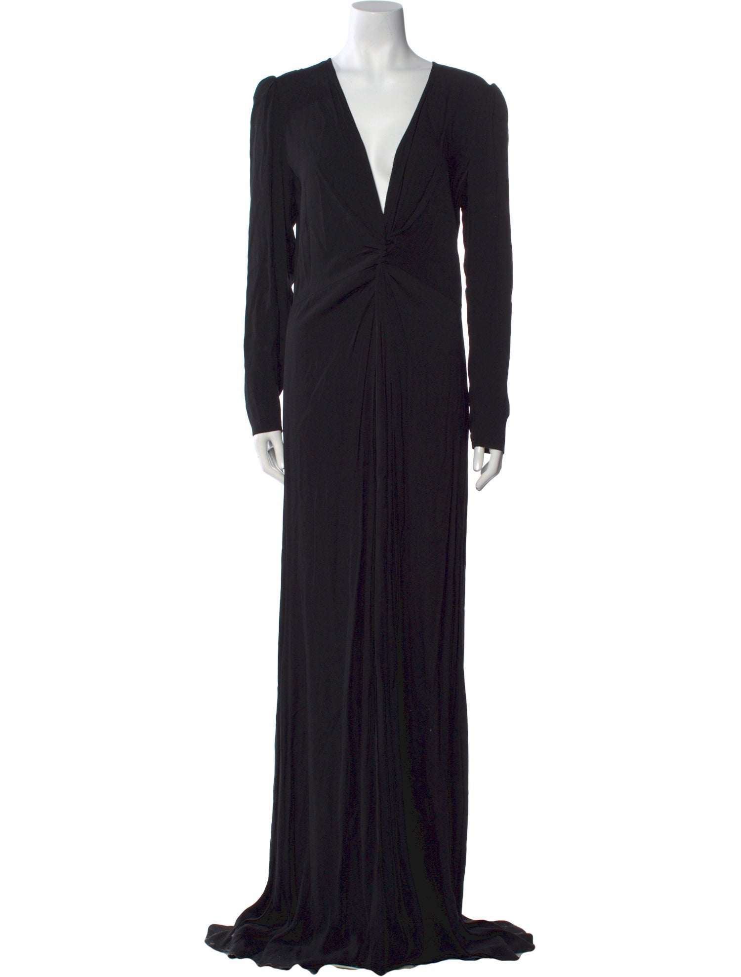 Reformation V-Neck Long Dress