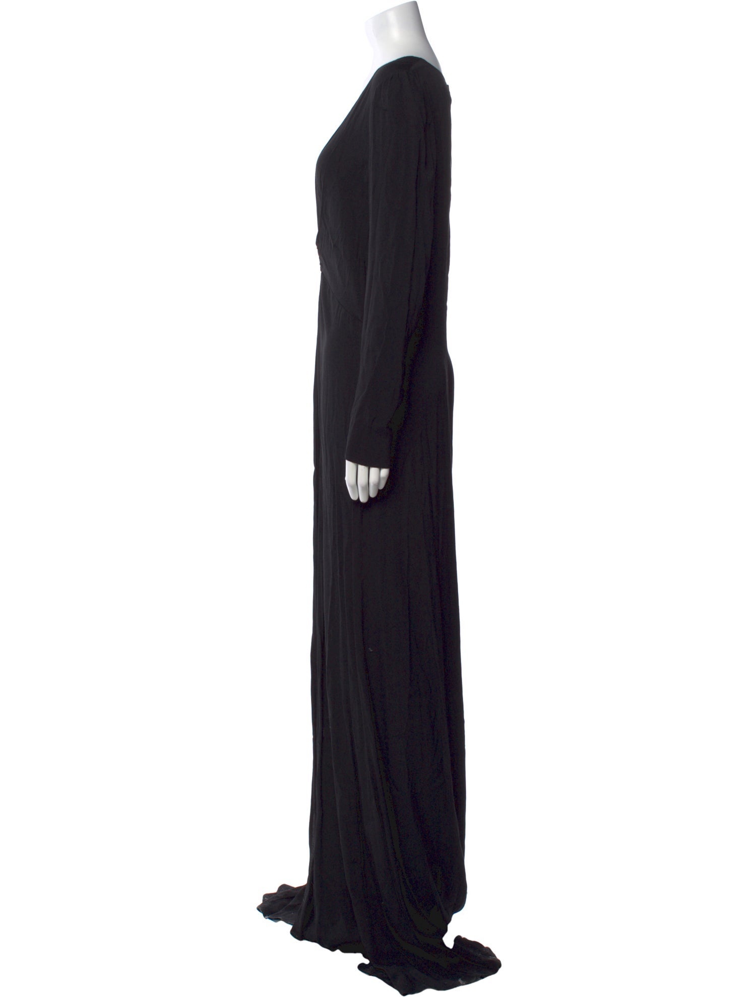 Reformation V-Neck Long Dress
