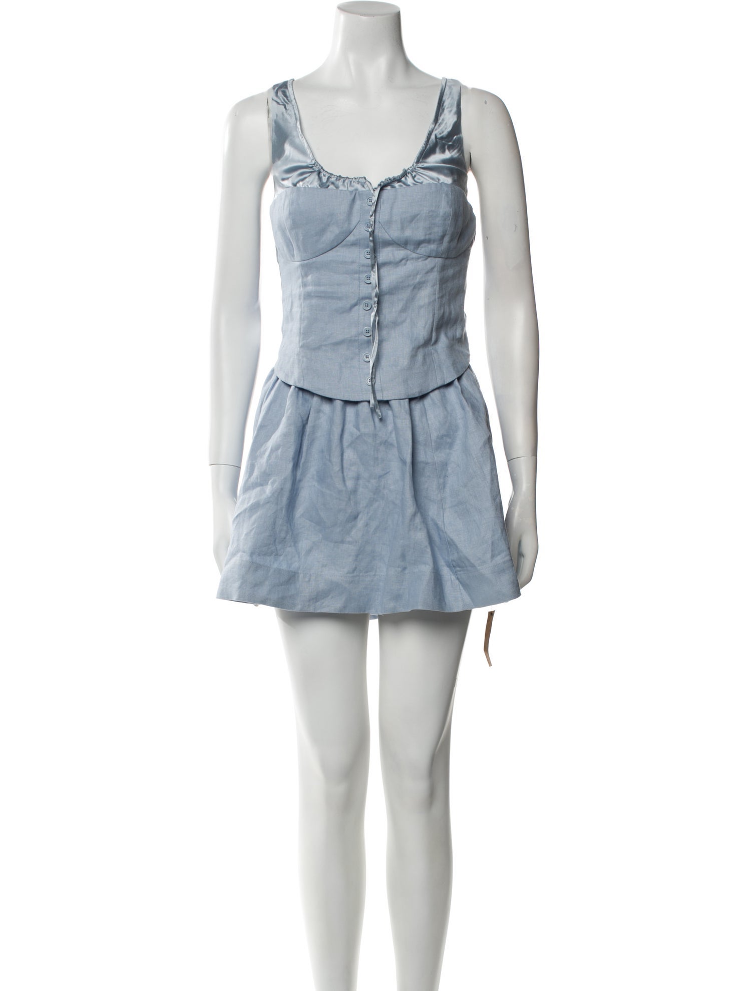 Reformation Linen Skirt Set
