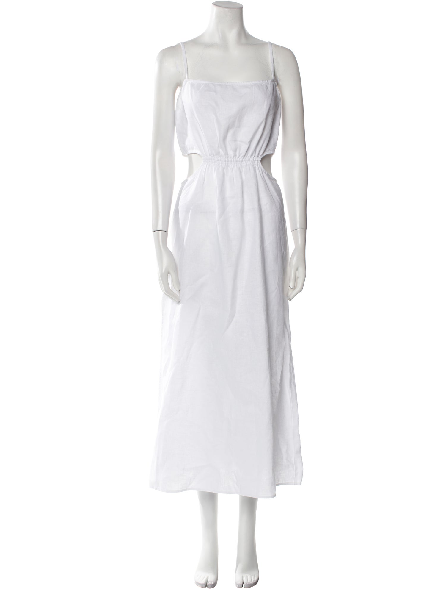 Reformation Linen Midi Length Dress