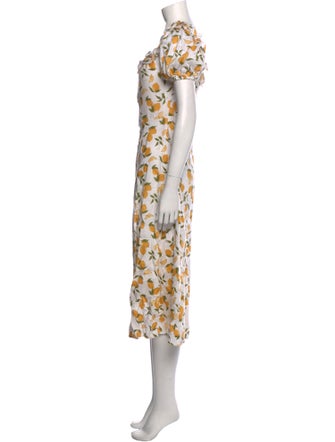 Reformation Linen Knee-Length Dress