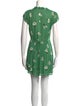 Reformation Floral Print Mini Dress