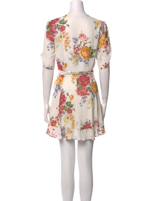Reformation Floral Print Mini Dress