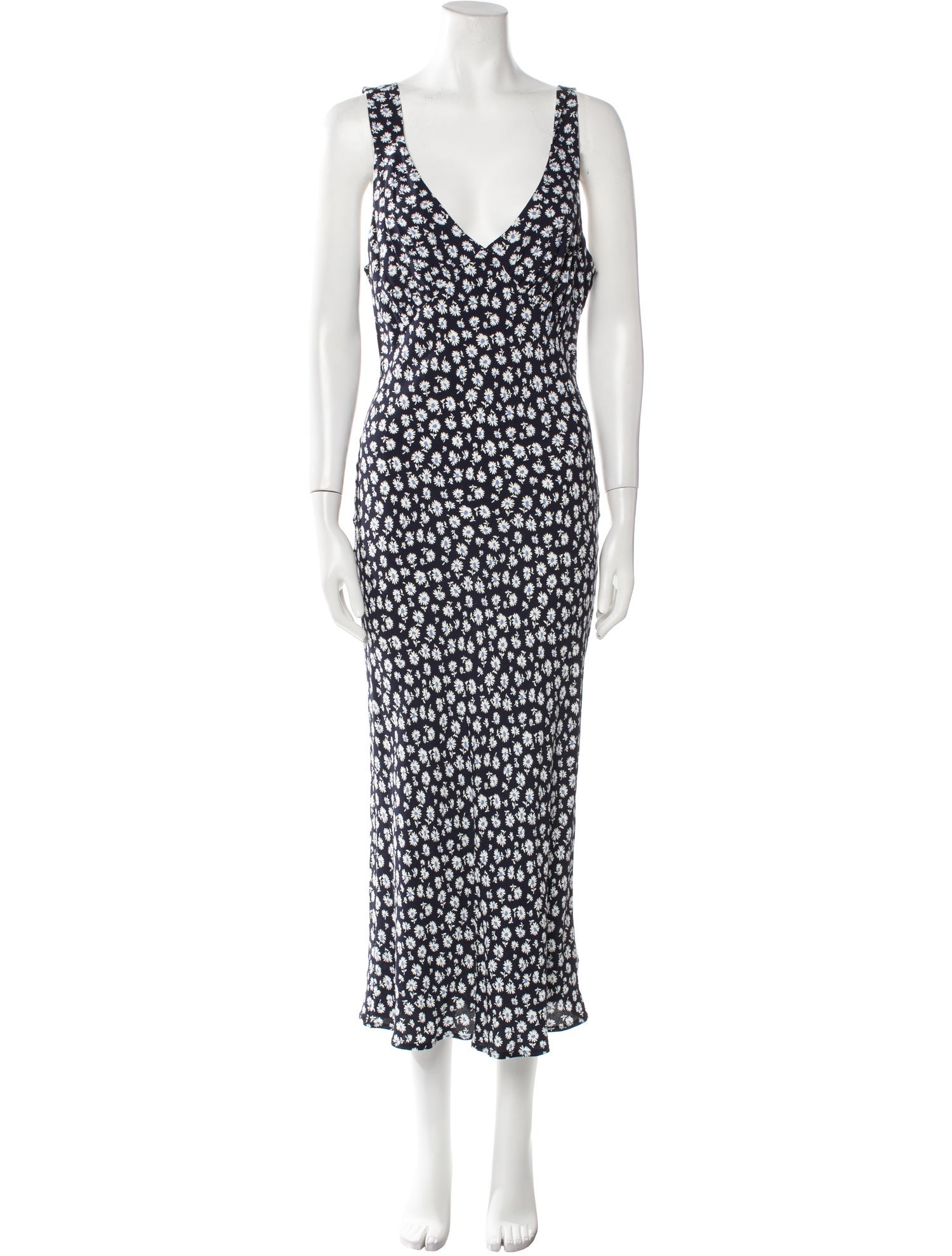 Reformation Floral Print Long Dress
