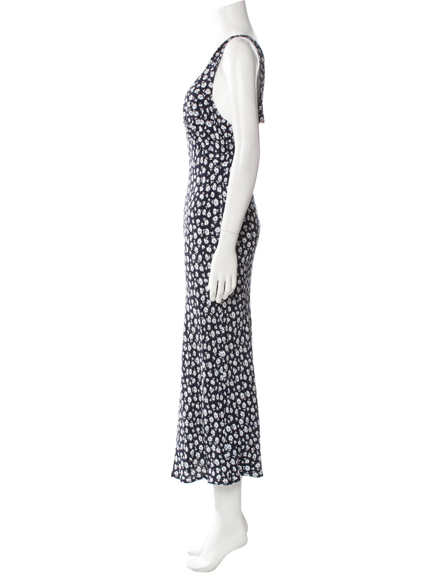 Reformation Floral Print Long Dress