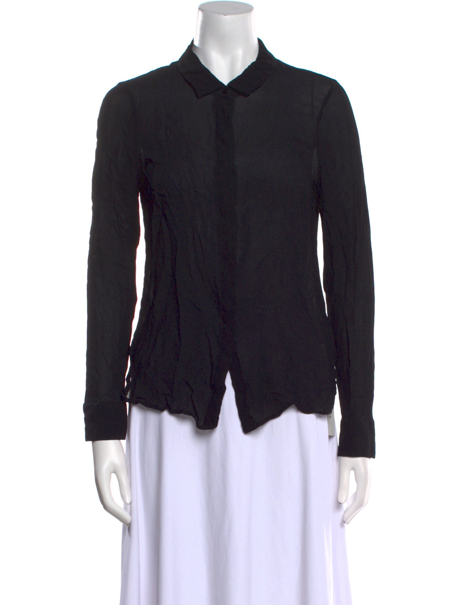 Reformation Long Sleeve Button-Up Top